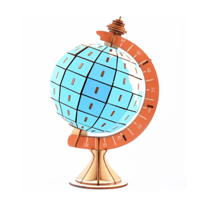 

Модель игрушек «сделай сам», 3D Деревянный пазл-вращающийся шар, деревянные наборы, головоломка, игра, сборные игрушки, подарок для детей и вз...