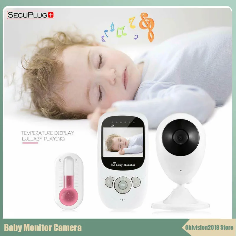 

Wireless Baby Monitor Video Color Baby Nanny Security Camera Night Vision Temperature Music LCD Monitor Baby Camera
