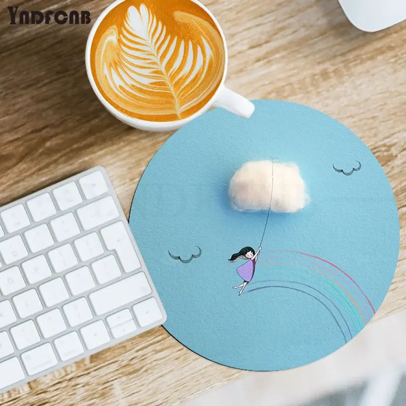 YNDFCNB Hot Sales Beautiful Illustration Unique Desktop Pad Game Lockedge Mousepad gaming Rug For PC Laptop Notebook | Компьютеры и