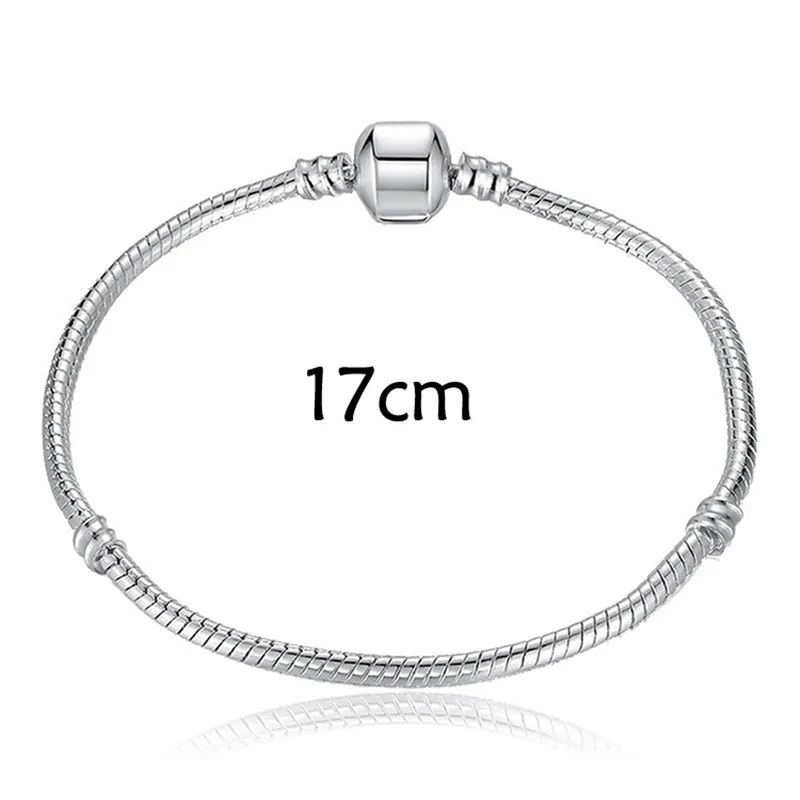 Новинка 2020 серебряная подвеска в виде змеи с пряжкой очаровательный браслет для