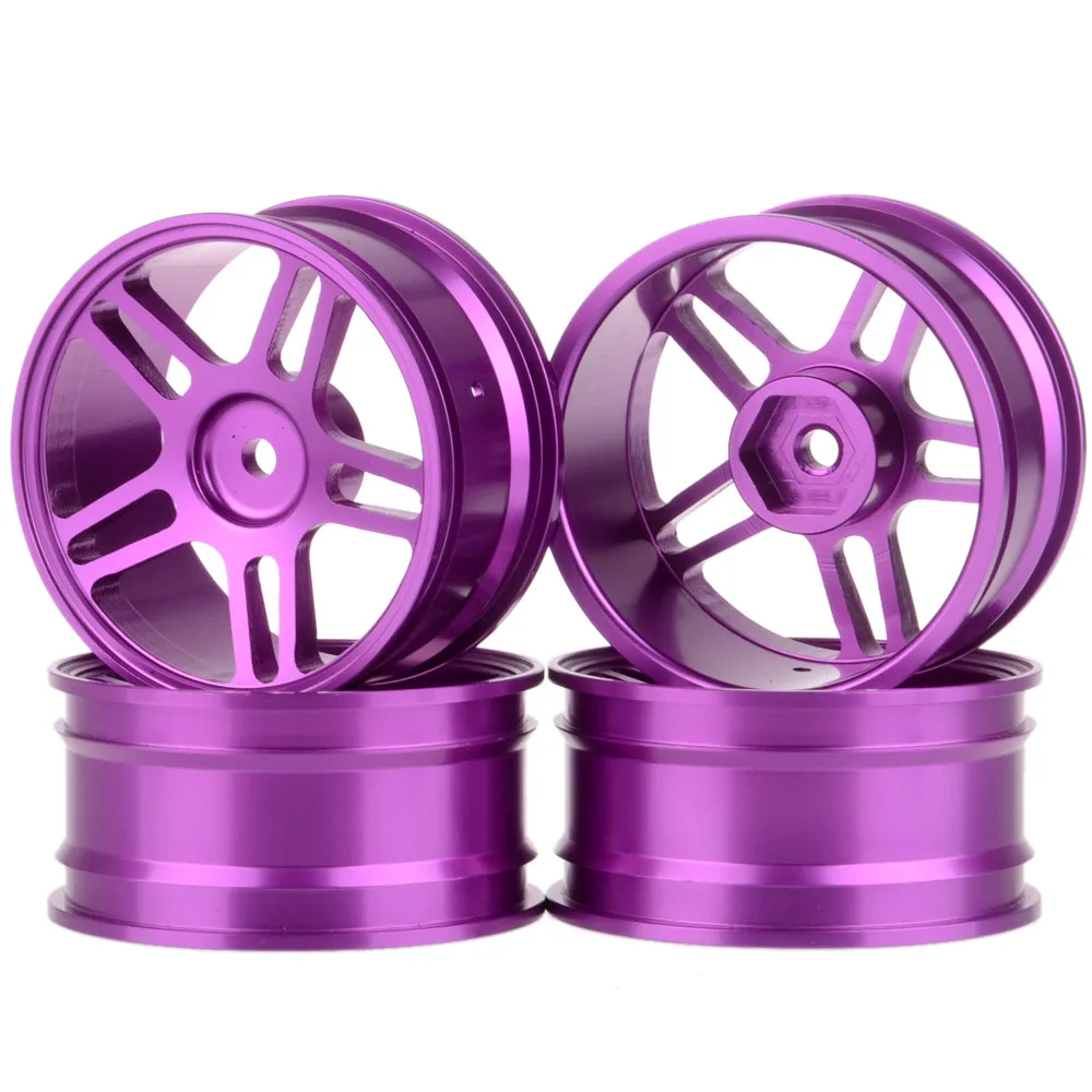 4 шт. алюминиевый сплав металлический обод для HPI HSP RC модель 1:10 на дороге гоночный