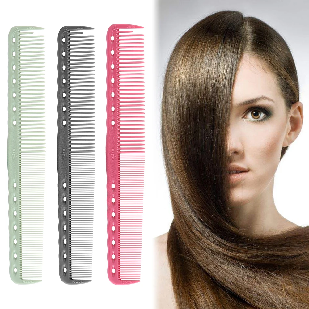 Цветная пластиковая щетка для укладки волос расческа распутывания