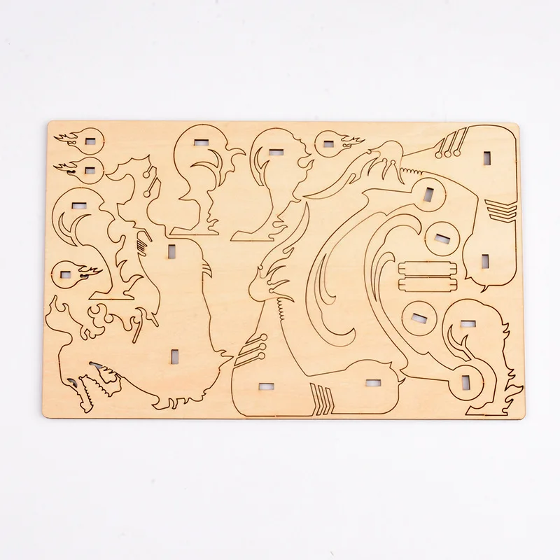 

DIY 3D Wooden Puzzle Toy Assembly Animal Deer Tiger Model Building Kits for Children Kids Christmas Gifts Educational Toys