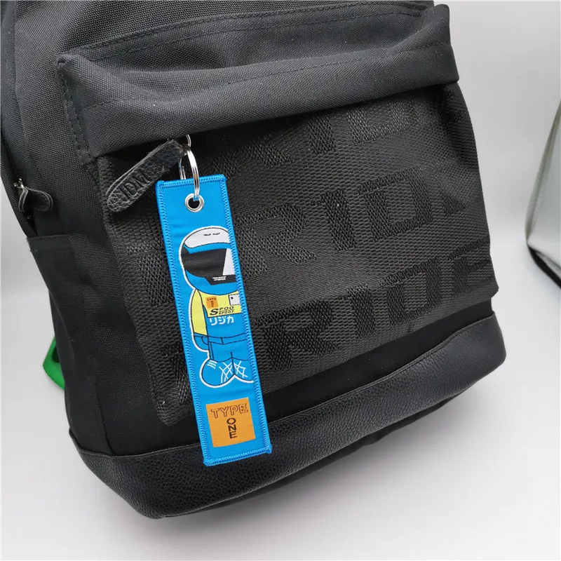 Брелок JDM с вышивкой держатель для ключей автомобиля мотоцикла ложки спорта HONDA