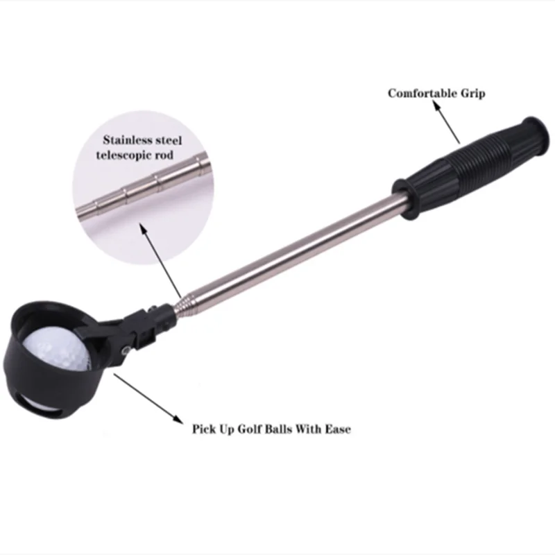 Телескопическая Нержавеющая сталь Гольф 8 раздел мачта антенны мяч Палочки er для