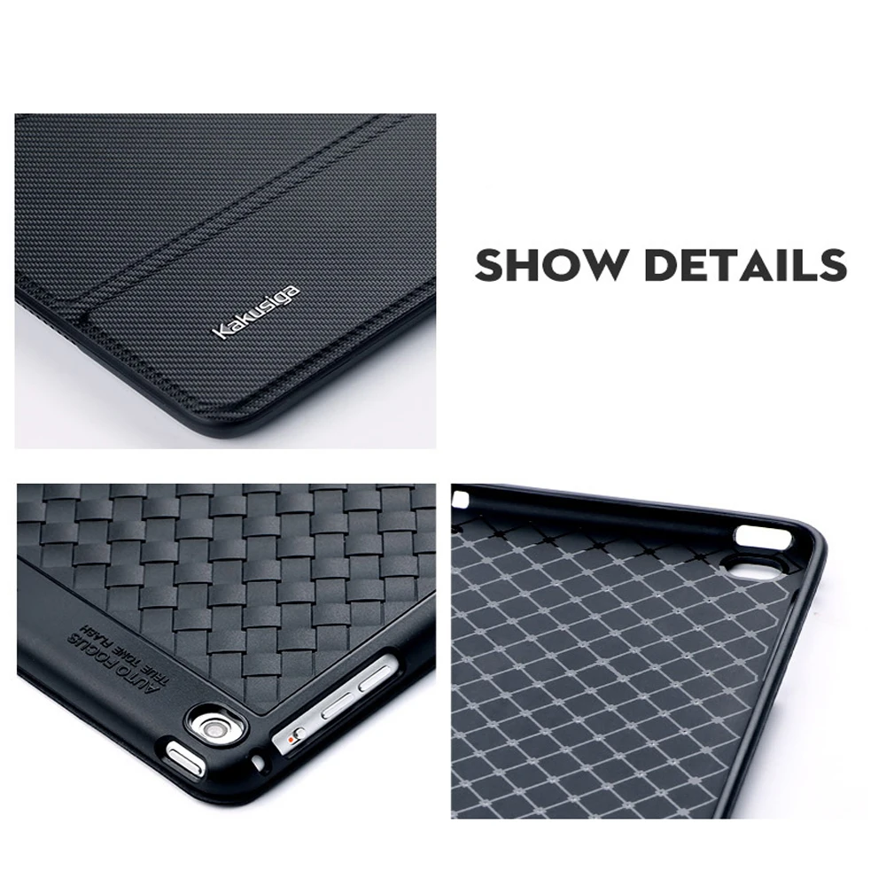 Coolaxy чехол для IPad, мягкий силиконовый чехол для IPad, чехол-карандаш, трехслойная подставка, умный чехол для Apple IPad, чехол 9,7