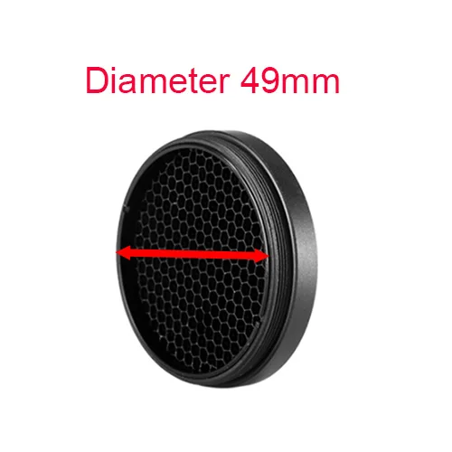 for 44mm Аксессуары для пневматического пистолета Ar15 44 мм/50 мм/56 мм охотничье оборудование Оптический прицел солнцезащитные кепки Killflash соты - Цвет: for 44mm