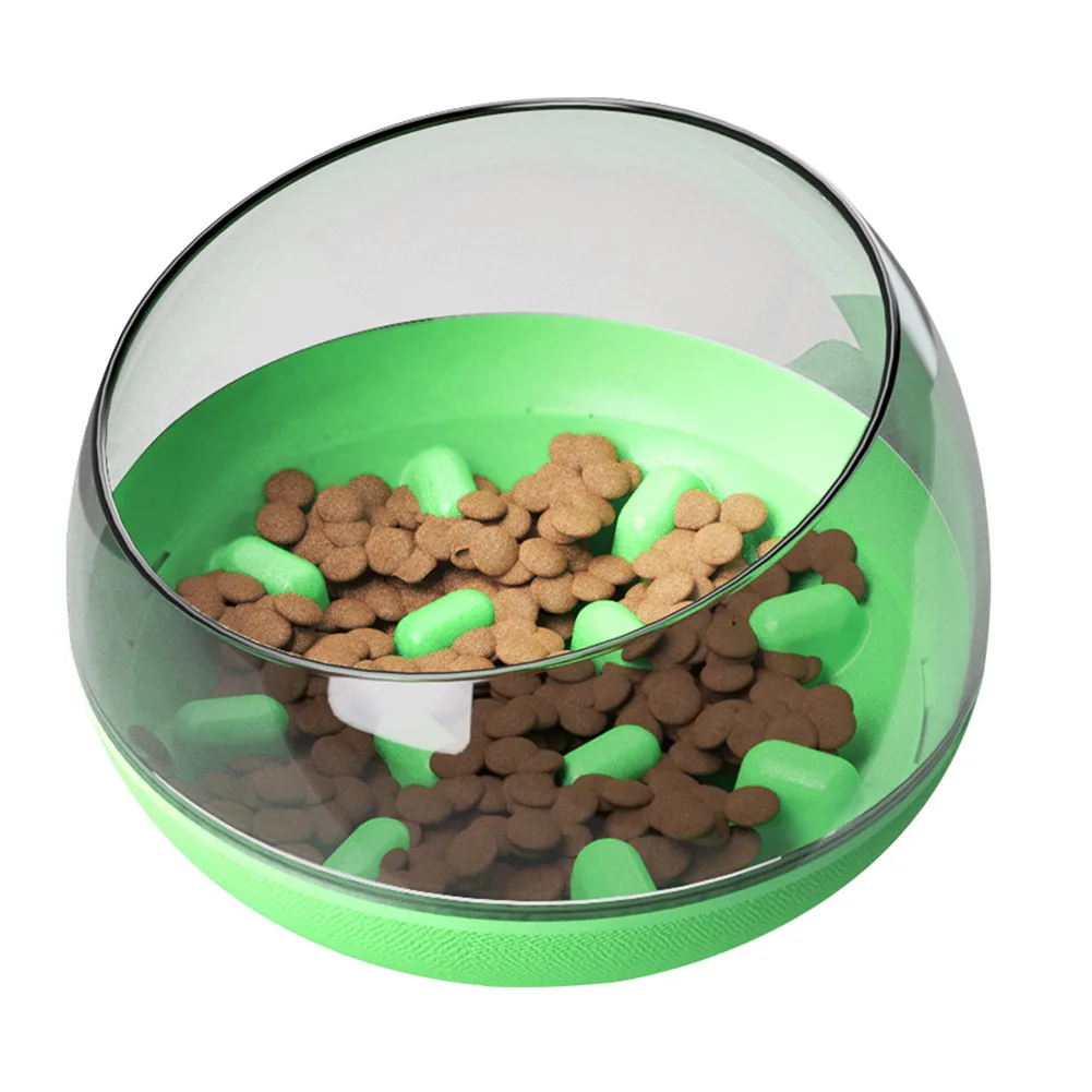 

Capsule Pet Dog Feeder Food Bowl Puzzle Tumbler Slow Feeding Bowls Eating Dispenser Feeding Tilted Puppy Space Supplies