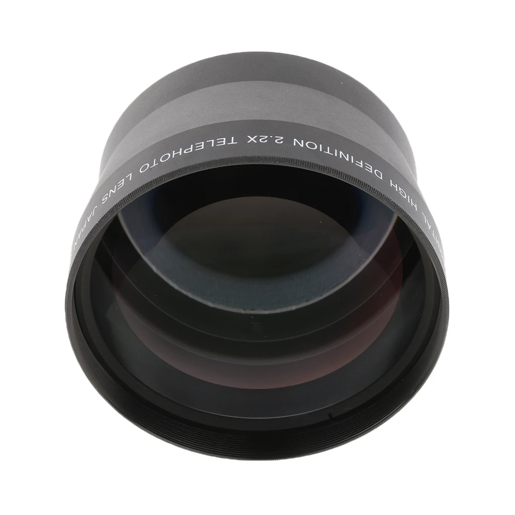 72mm 2.2x Telephoto Lens Teleconverter for Nikon Nikkor 24-120mm AF-S,18-200mm Camera Universal