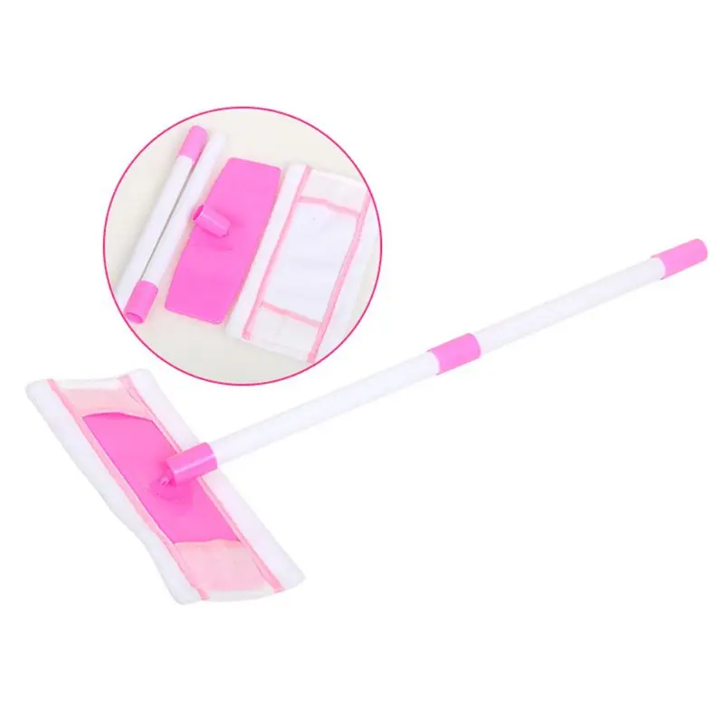 

Cleaning Role Play Set Mop Sign Dustpan Brush Sweeping Kids Learning Toy High quality
