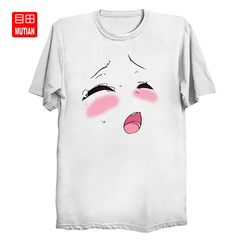 Ahegao Girl 2 футболка каваи Манга Аниме Катана ahegao глаза ужас кровавые чернила