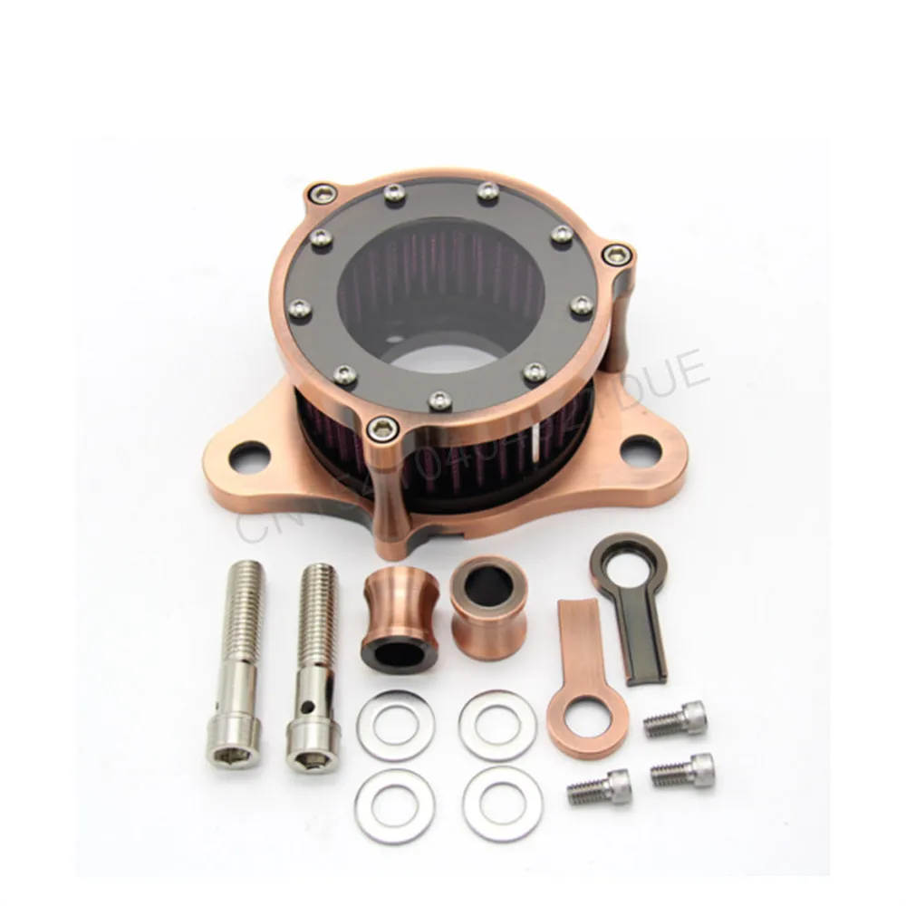 It Is Suitable For Motorcycle Harley Xl883 / 1200 X48 Motorcycle Modified CNC Aluminum Transparent Air Filter