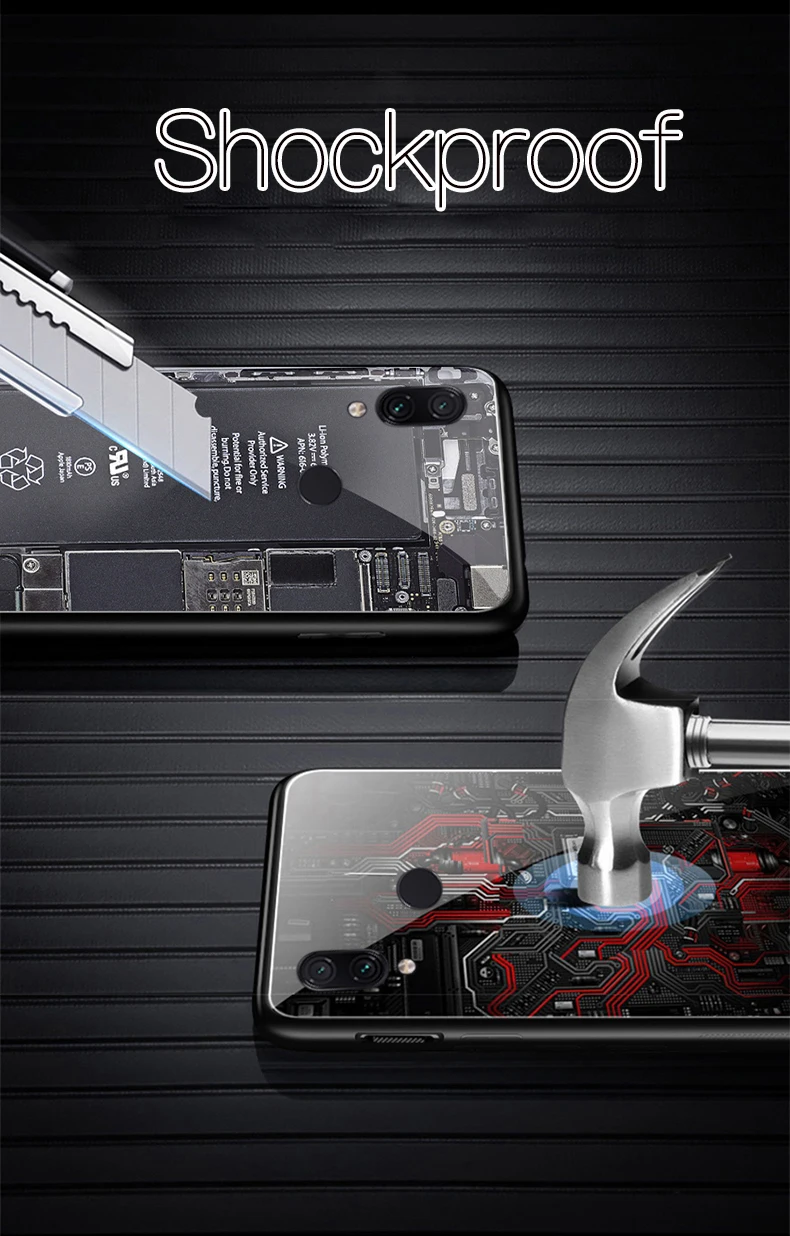 Стеклянный чехол GFAITH Explorer для Honor 8X, чехол из закаленного стекла, силиконовый защитный чехол для Honor 8C Honor 10 Lite Play 7C Honor 20 Lite Honor 20S Honor 9X