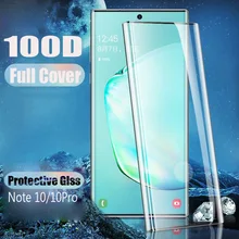 100D Защитное стекло для Samsung Galaxy S8 S9 S10 Plus Note 10 Pro экрана 8 9 S10e