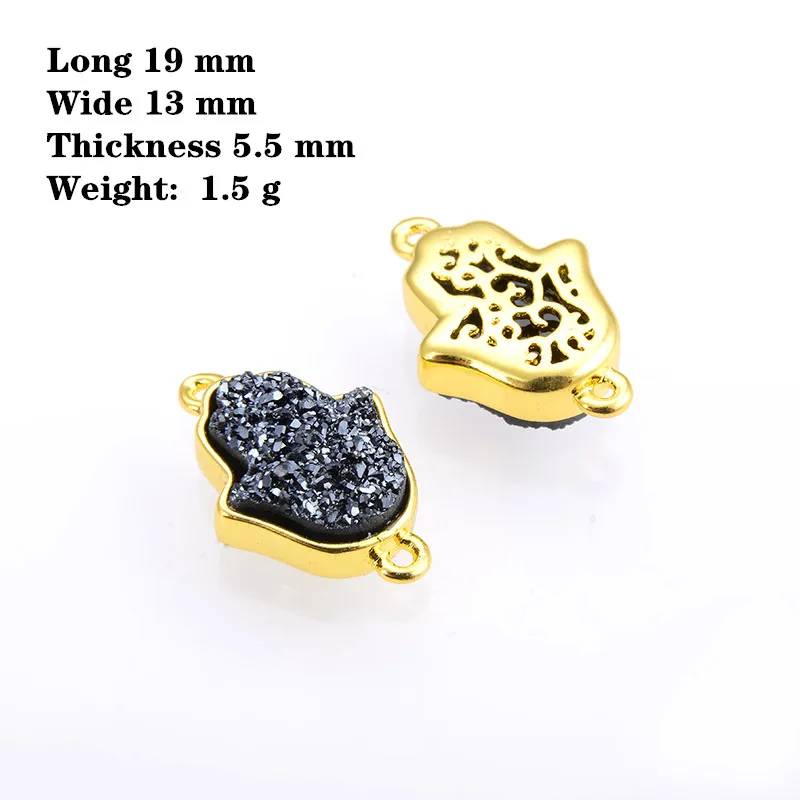 10 шт./упак. бусины с кристаллами в виде бутонов на ладони 19*13 мм используются для