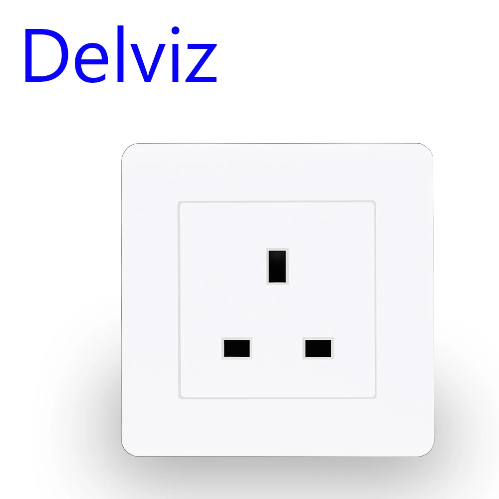 Настенная панель Delviz стандарта Великобритании 13 А тип 86 квадратное отверстие