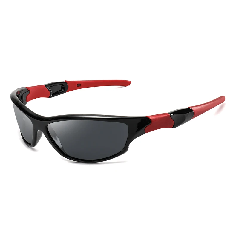 C01 Black Red Grey Мужские поляризационные уличные спортивные велосипедные очки для велосипеда солнцезащитные очки для велосипеда спортивные велосипедные солнцезащитные очки ciclismo - Цвет: C01 Black Red Grey