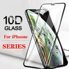 Защитное стекло с полным покрытием для iPhone 12 11 13 Pro max X XS XR aphone SE 8, закаленное стекло с полным покрытием aifion ip SE 12 13 mini
