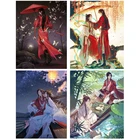 Полноформатная алмазная живопись Tian Guan Ci Fu, полная, квадратная, круглая, алмазная вышивка, искусство, Алмазная мозаика, персонаж аниме, домашнее искусство