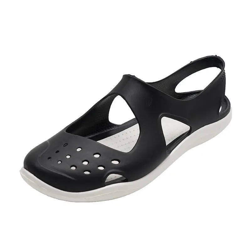 

comemore Soft Flat Women Sandals Summer Beach Shoes Out Mesh Sandals Casual Jelly Shoes Female Slip on Footwear Sandalias Mujer