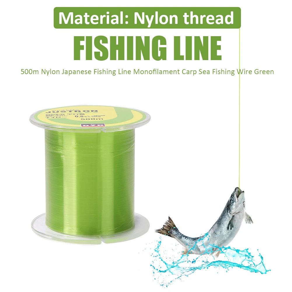 500M Nylon Fishing Line Diameter 0.10Mm To 0.47Mm Japanese Durable Monofilament Rock Sea/Freshwater Tackle | Спорт и развлечения
