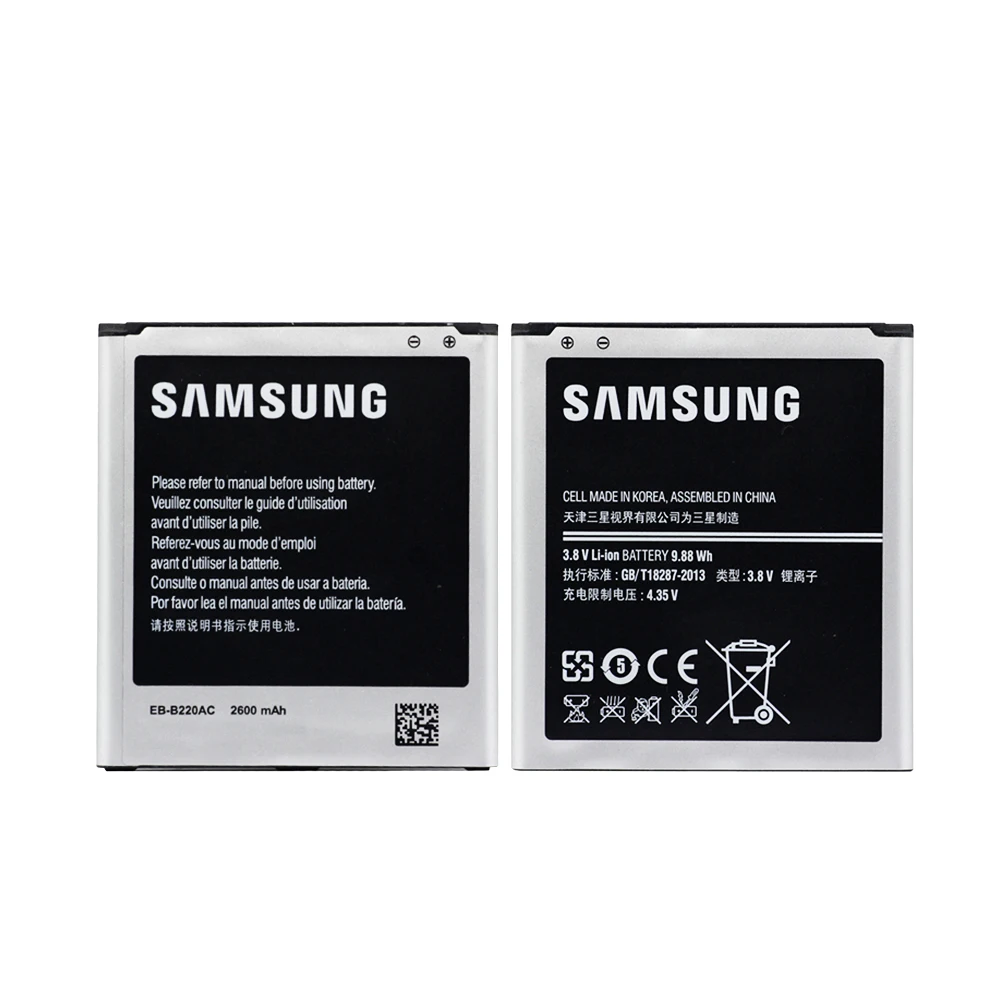 Аккумулятор для samsung G7102 EB-B220AC 2600 мАч для samsung Galaxy Grand 2 G7106 SM-G7108 G7108V Сменный аккумулятор для телефона