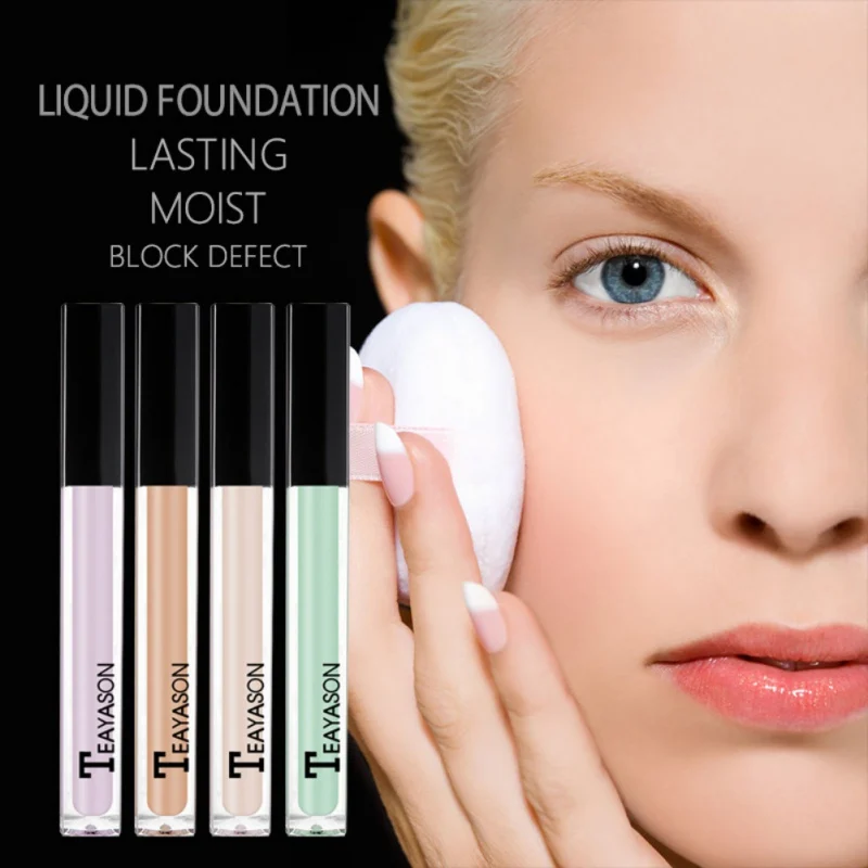 Liquid Foundation Face Base Isolation Maquiagem Beauty Natural Oil-Control Concealer Hide Pores Freckles | Красота и здоровье