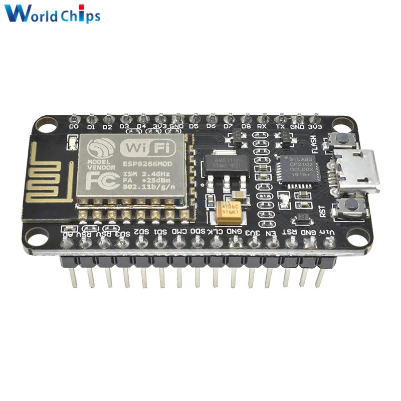 10 шт./лот Nodemcu V2 ESP8266 ESP-12E wifi макетная плата CP2102 беспроводной модуль wifi Интернет вещей с USB IO контакты