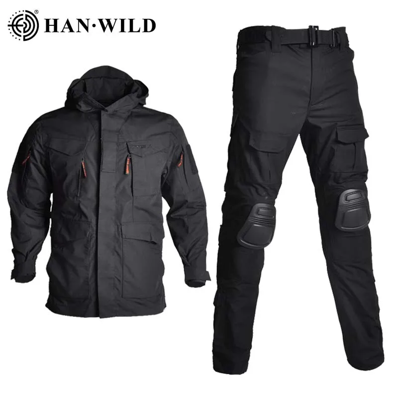 HAN WILD M65 походные куртки и брюки с подушками походная куртка костюмы капюшоном