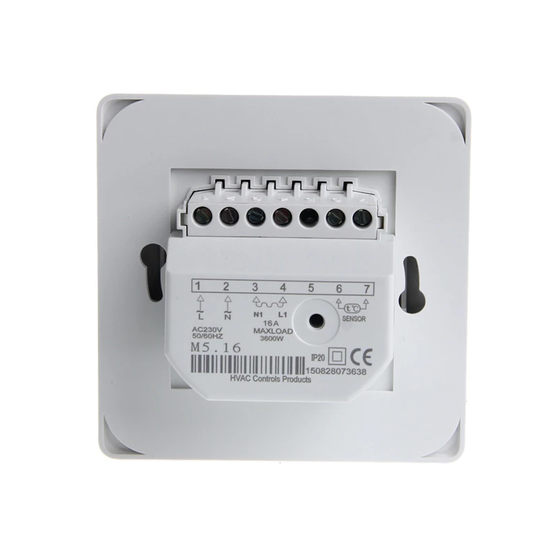 

Room Floor Mechanical Manual Heating Thermostat Air Condition Temperature Control Switch 230V AC For Auto-Control System