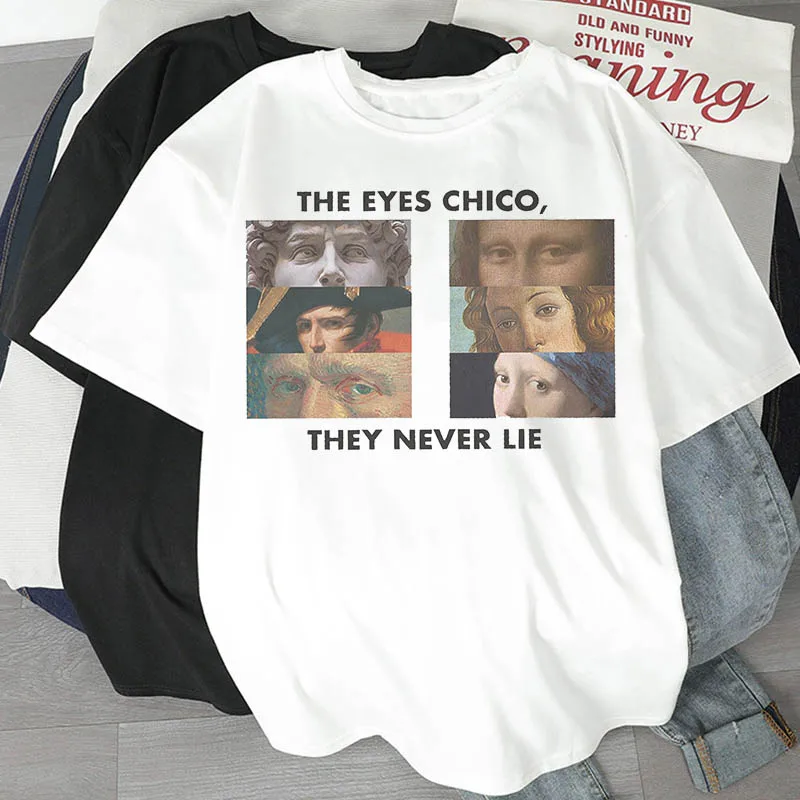 Футболка женская оверсайз в стиле Харадзюку с забавным графическим рисунком