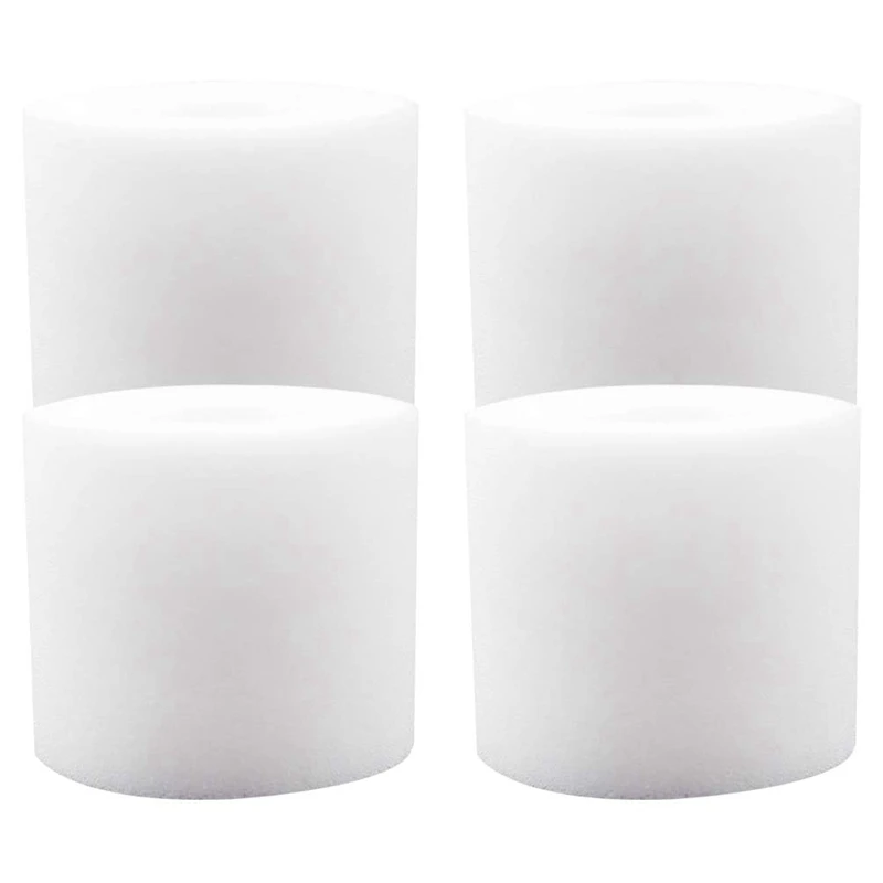 

TOP!-4 Foam Filters Replacement For Shark APEX Uplight Vacuum LZ600, LZ601, LZ602, LZ602C, Part XFFLZ600