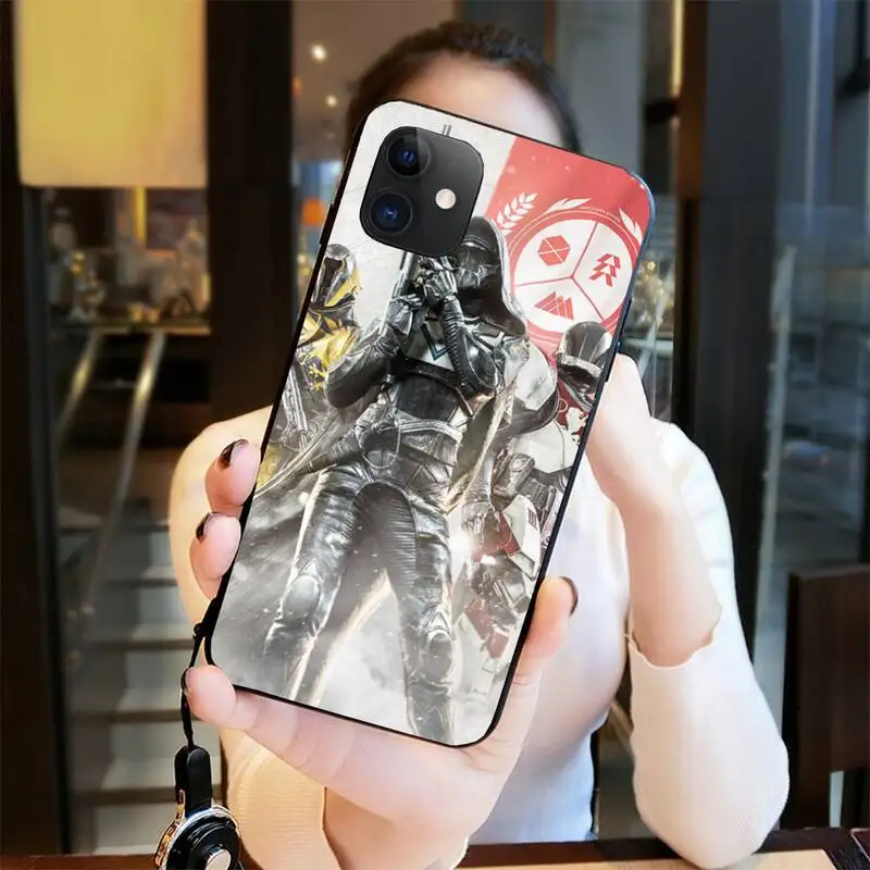 Чехол для телефона CUTEWANAN Shooting game Destiny 2 из мягкого силикона и ТПУ iPhone 11 pro XS MAX 8 7 6 6S