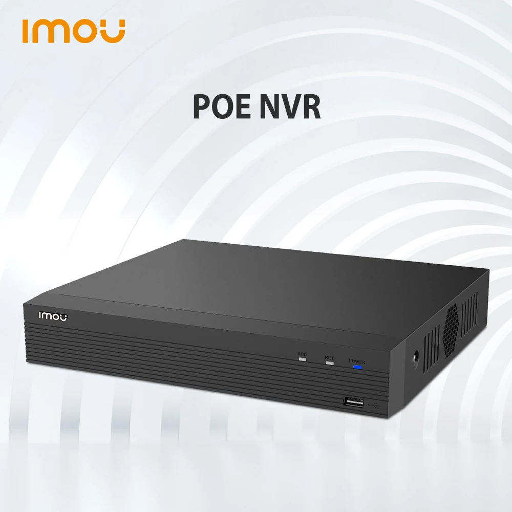 Сетевой видеорегистратор Dahua imou PoE NVR 4CH Power over Ethernet 1080P FHD видео супер декодирование