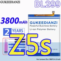 GUKEEDIANZI High Quality BL299 Battery For Lenovo Z5s L78071 3800mAh Mobile Phone Replacement Battery  Free Tools Trackcode