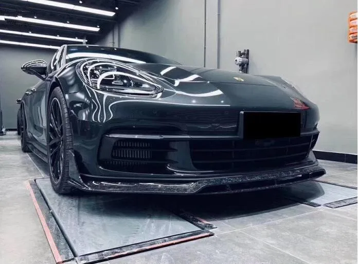 Кованый карбоновый Комплект кузова автомобиля Передняя яркая обложка боковая