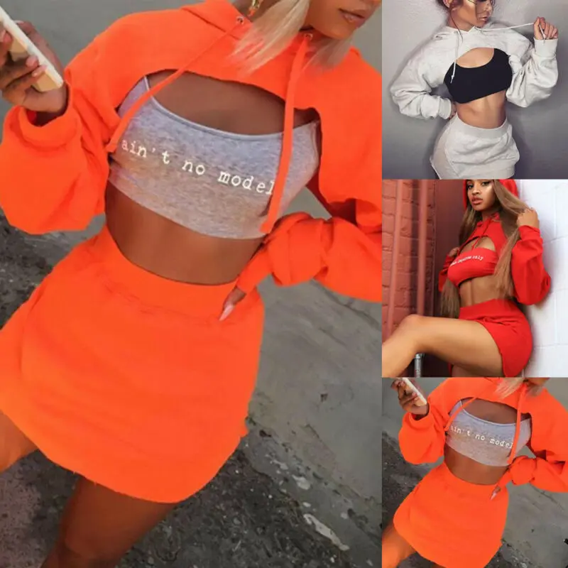 Лидер продаж Модный женский комплект из 2 предметов облегающая юбка Повседневная