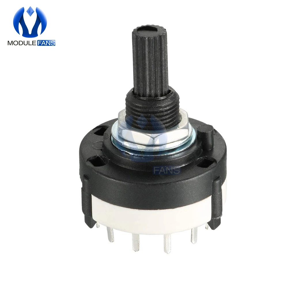 Поворотный переключатель для Arduino 3 ножа 4 файла диаметром 26 мм 6 с рукояткой |