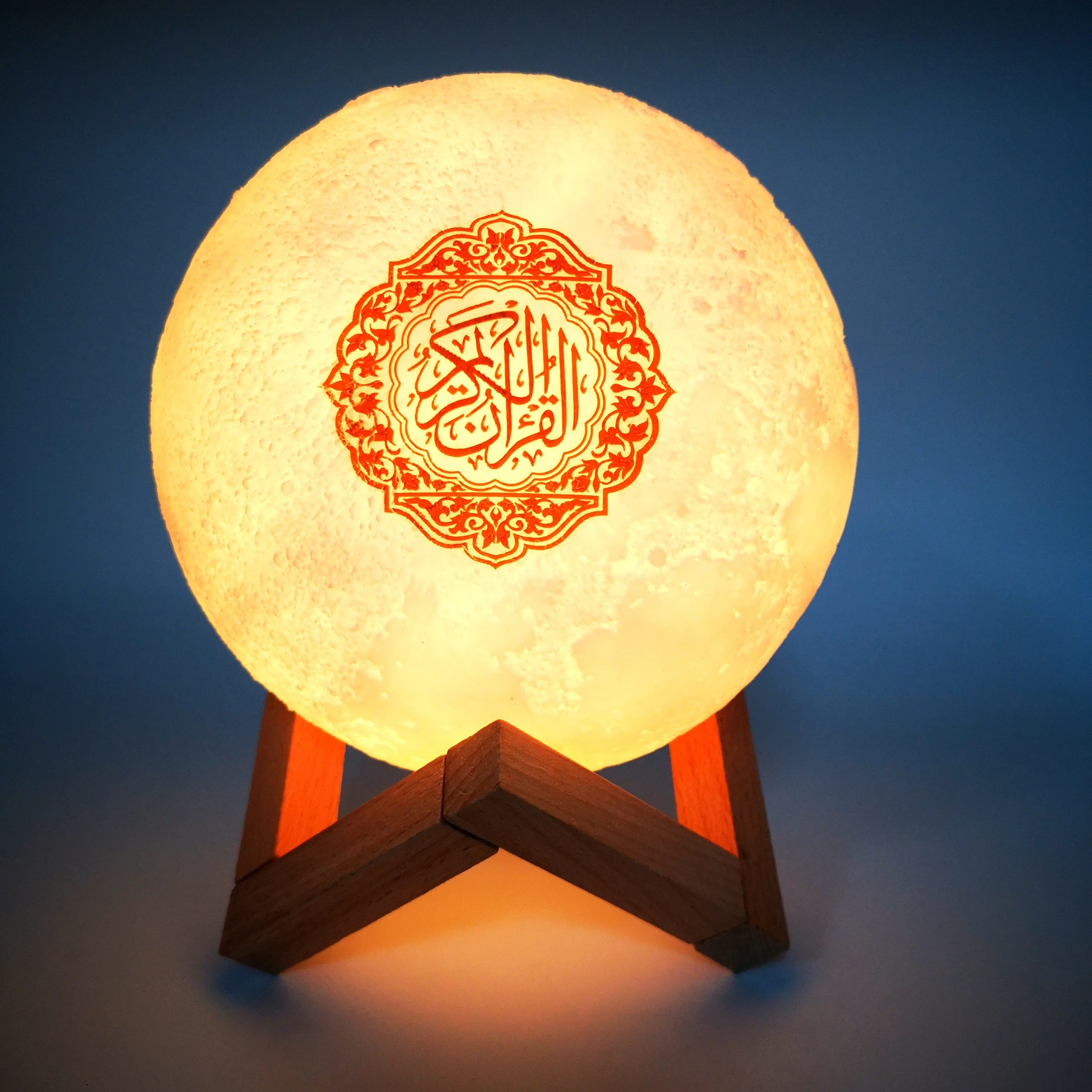 Беспроводной светодиодный ночсветильник Quran колонка с Bluetooth в виде цветной