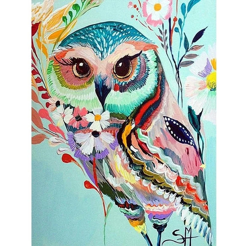 

DIYdiamond painting bird Photo Custom full drill round homefun Cross Stitch Diamond Mosaic stitch 5d diamond embroidery