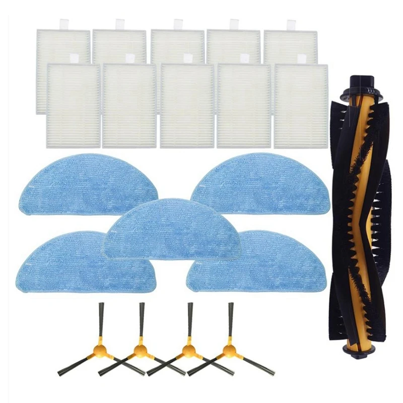 

Side Brush HEPA Filter Mop Cloth for Proscenic 800T 820S for LIECTROUX C30B Vacuum Cleaner Cleaning Filter Accessories