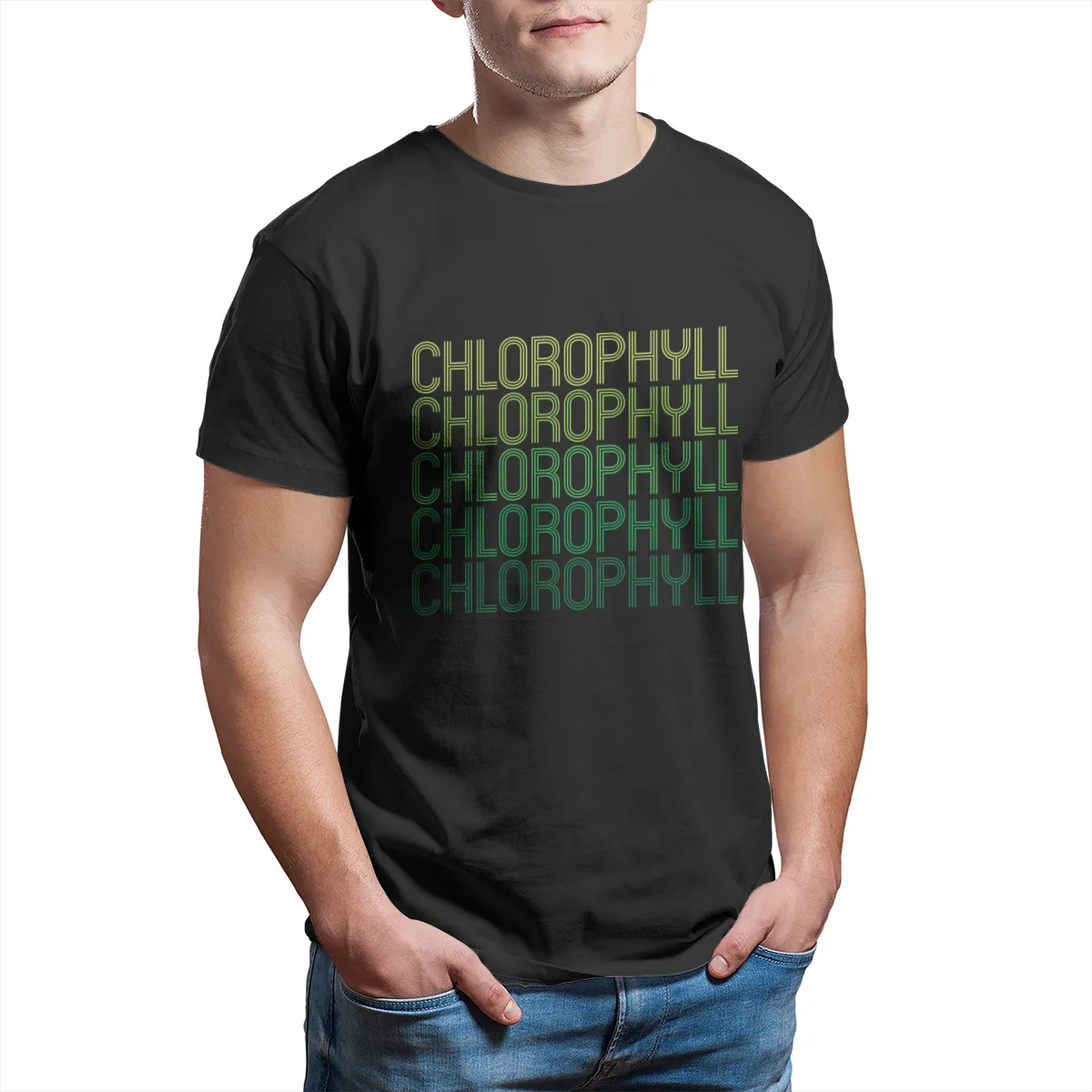 

Chlorophyll Leafy Greens Vegetables Herbs Leaves Vegan 100% Casual loose Cotton 2021 color design graphic Tees 138019