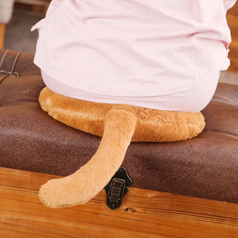 Симпатичная плюшевая игрушка-подушка в виде кошки и ягодиц мягкая мультяшная