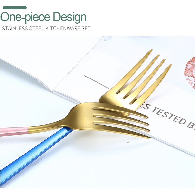 Набор столовых приборов Western Gold столовые приборы из нержавеющей стали 304 кухонная