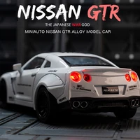 132 nissan gtr r35 sports car simulation alloy car die casting racing roadster model childrens decoration collection model toy