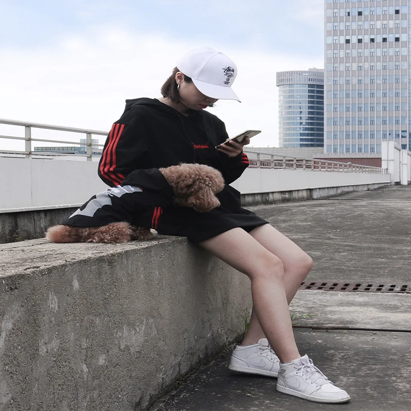 Одежда для собак осенне зимнее платье плюшевое Большая маленькая собака