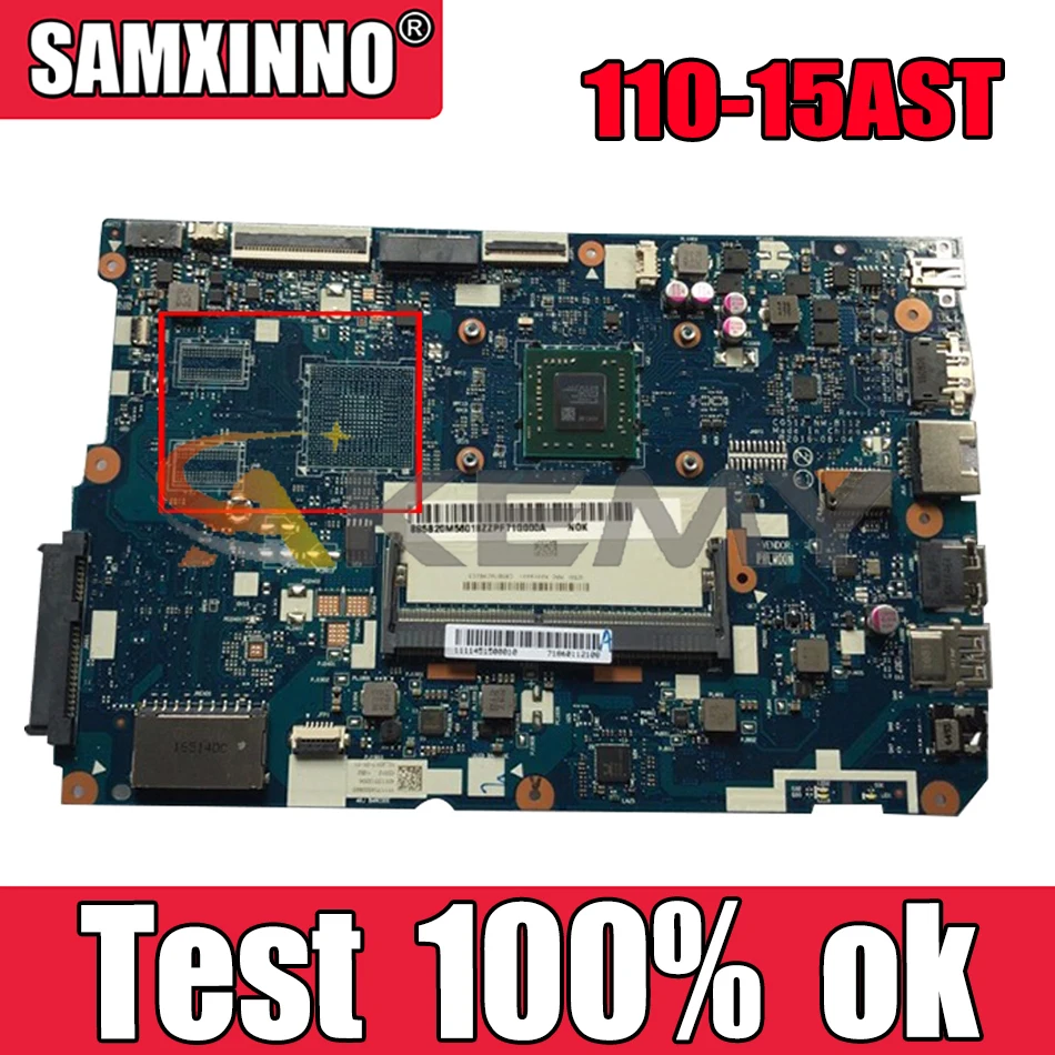 

Akemy For Lenovo 110-15AST CG512 nm-b112 Laptop Motherboard CPU A9-9400 Integrated Graphics Card 100% Test OK