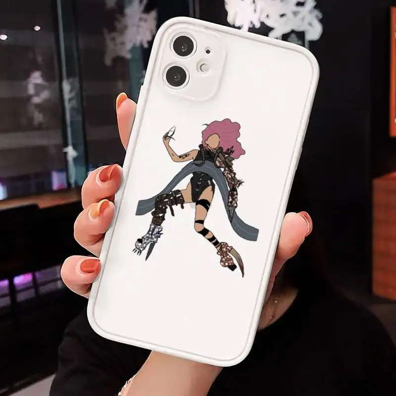 

Lady Gaga Chromatica art pattern Phone Cases matte transparent For iphone 7 8 11 12 plus mini x xs xr pro max cover