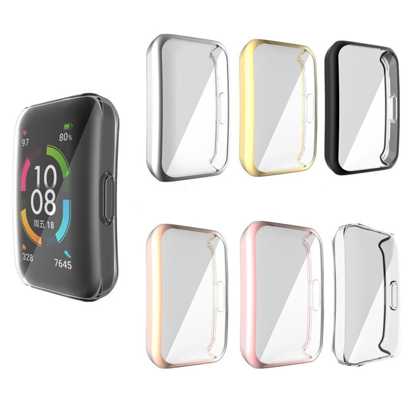 

TPU Case For Honor Watch ES Band All-around Ultra-Thin Screen Protector Cover Full Coverage Plated For HONOR WATCH ES Case