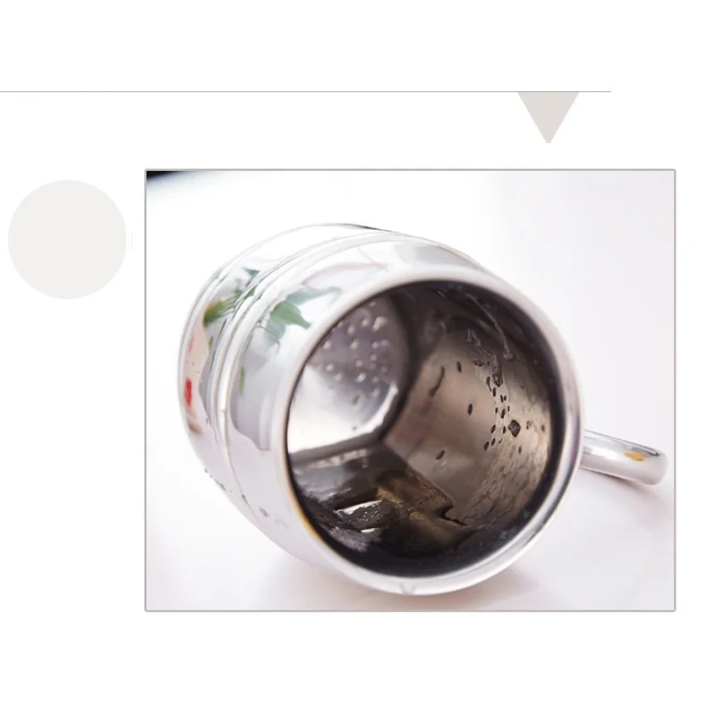 Пивная кружка в форме бочонка из нержавеющей стали походная посуда с двойными